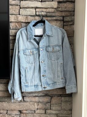 Aritzia Light Blue Denim Jean Jacket